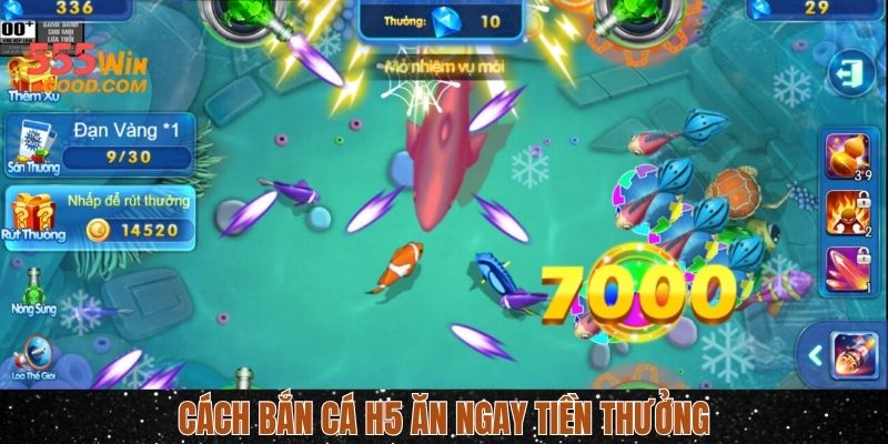 Cách bắn cá sốc sát thương hạ gục nhanh